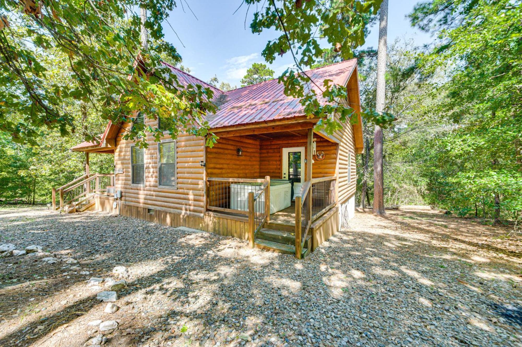 Broken Bow Rental Cabin With Hot Tub And Bar מראה חיצוני תמונה