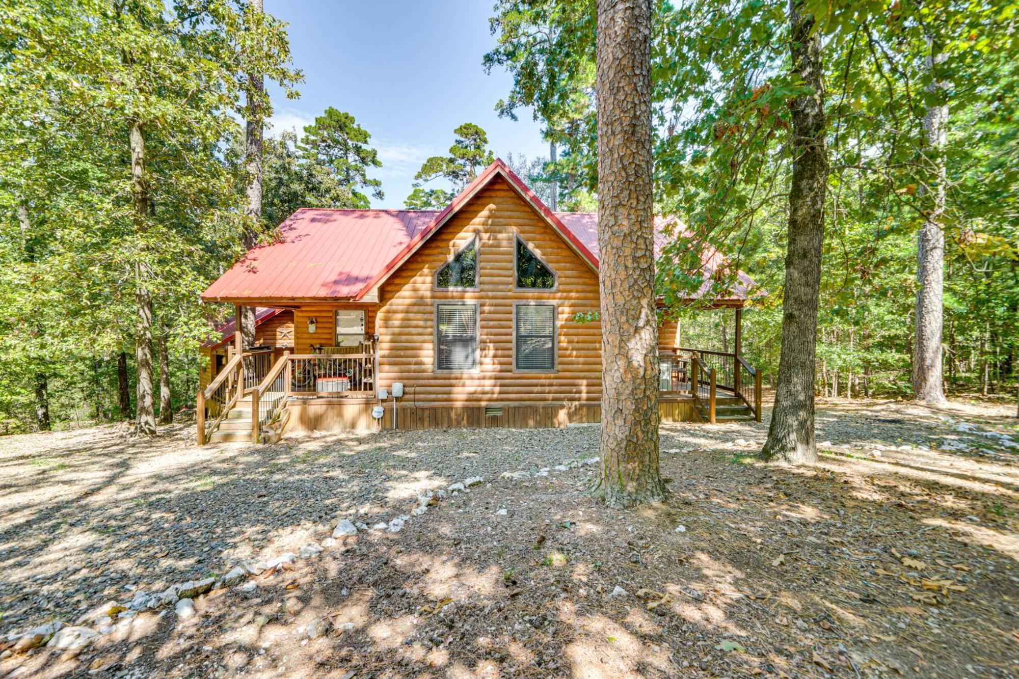 Broken Bow Rental Cabin With Hot Tub And Bar מראה חיצוני תמונה