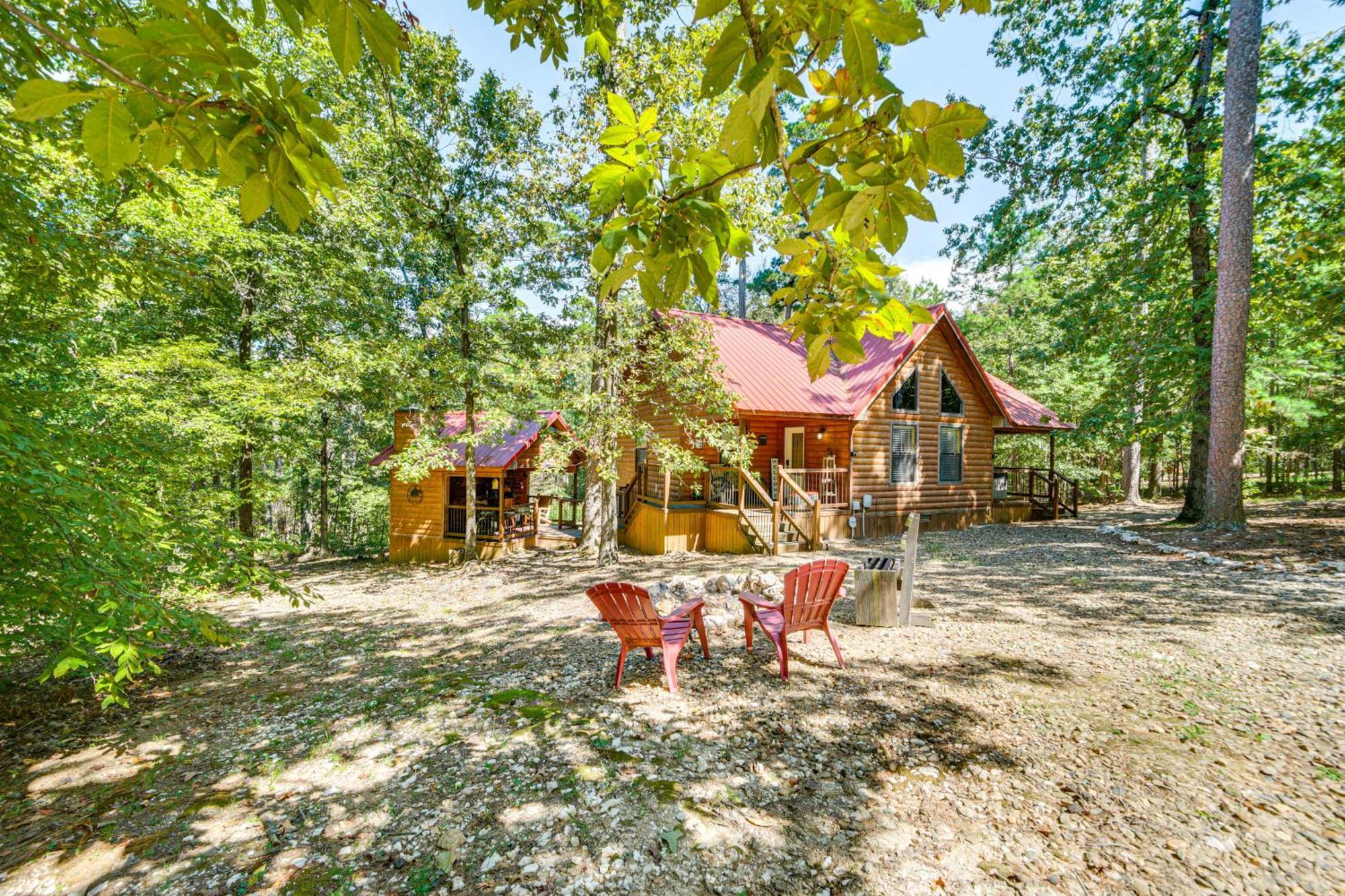 Broken Bow Rental Cabin With Hot Tub And Bar מראה חיצוני תמונה