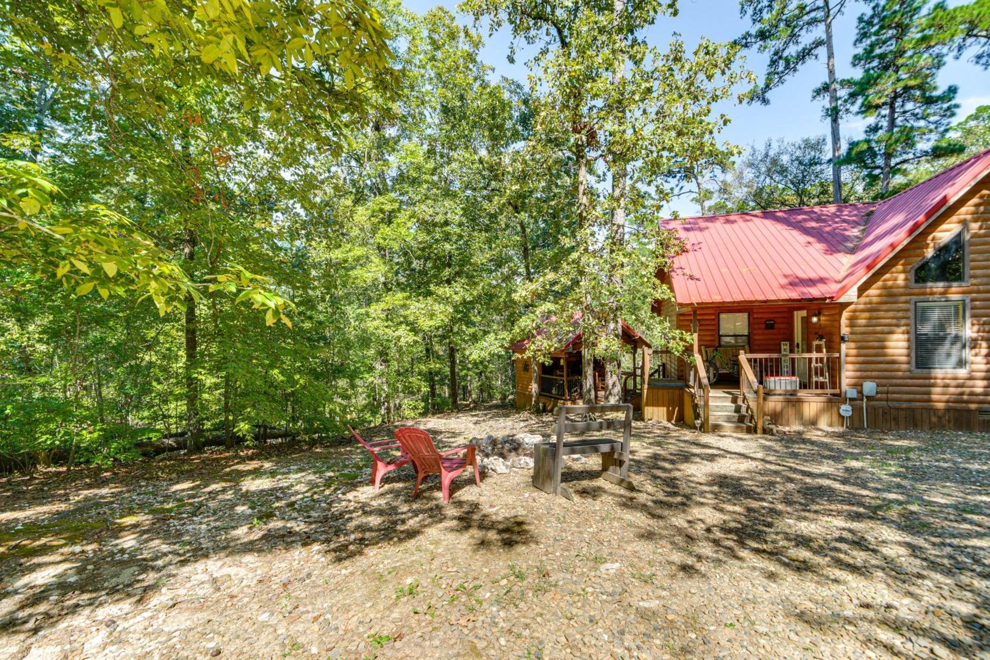 Broken Bow Rental Cabin With Hot Tub And Bar מראה חיצוני תמונה